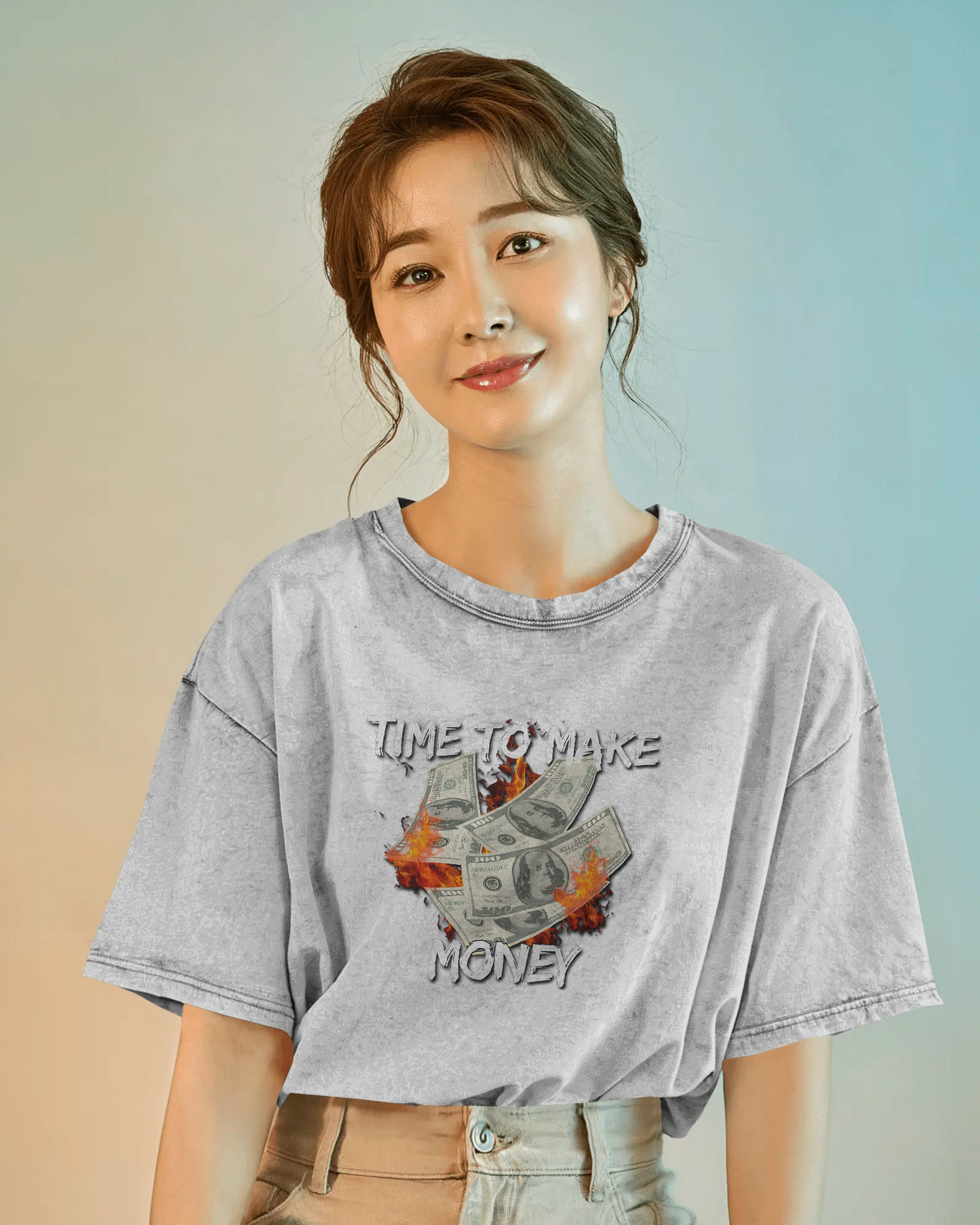 Hustle in Ultra-Smooth Comfort – Time to Make Money Tee