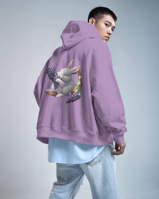 🎩 Oversized Hoodie – Midnight Gentleman Edition