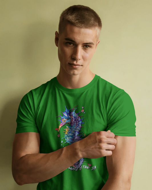 Elegance in Motion – Ultra-Smooth Seahorse Tee