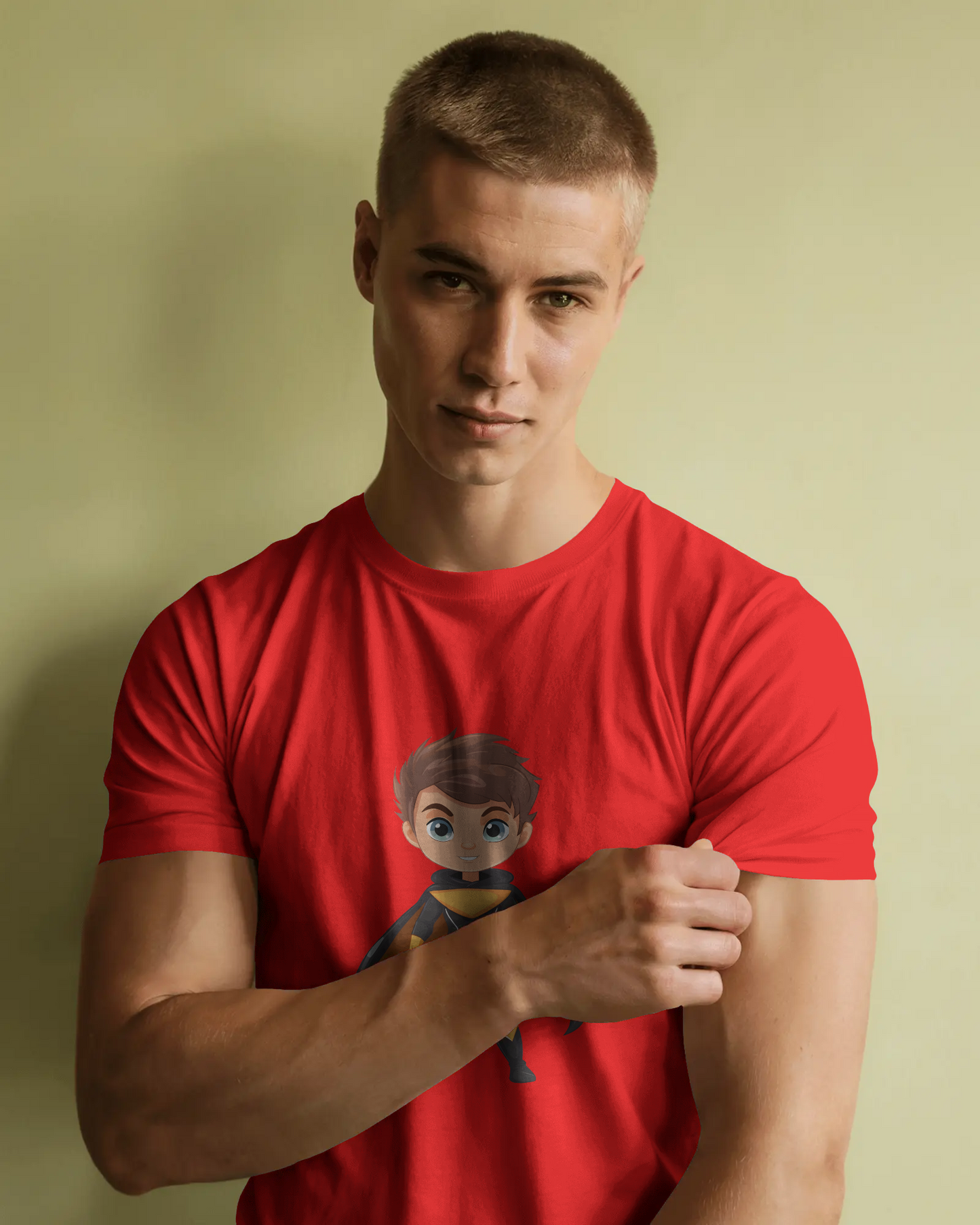 Fearless Strength in Regular Comfort – Winged Knight Tee