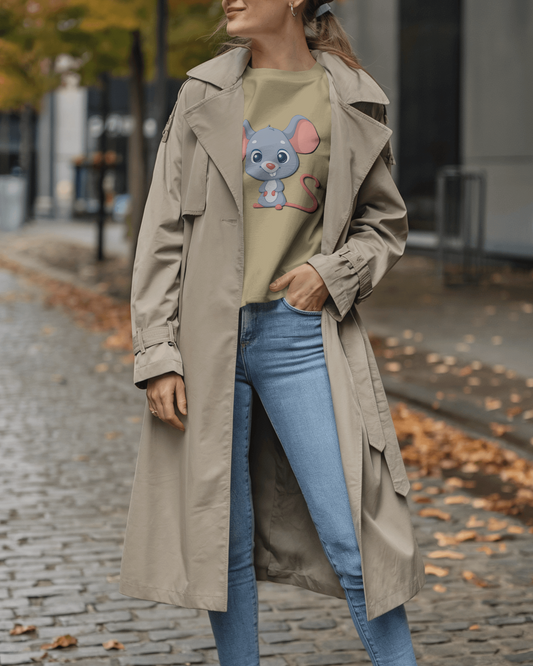 Style & Ultra-Smooth Comfort – Cute Mouse Tee