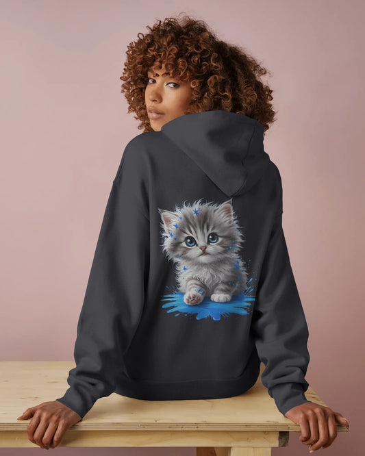 Oversized Hoodie – Black Eagle Lightning Edition