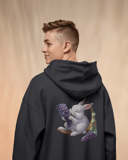 🎩 Oversized Hoodie – Midnight Gentleman Edition