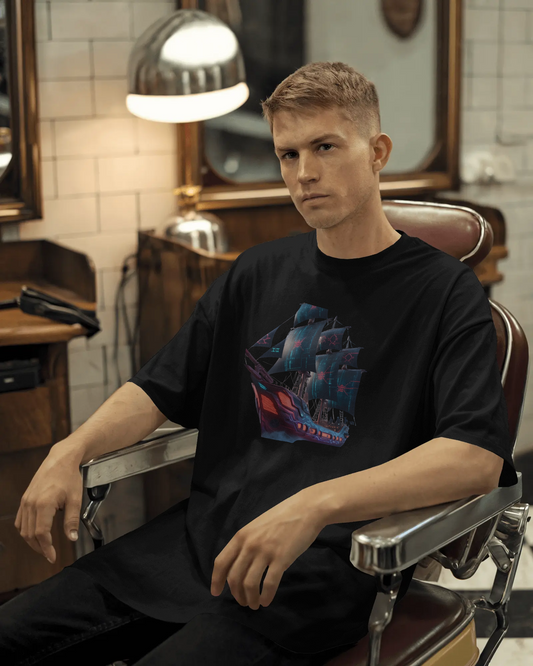 Premium Cotton T-Shirt – Ocean Voyager Edition