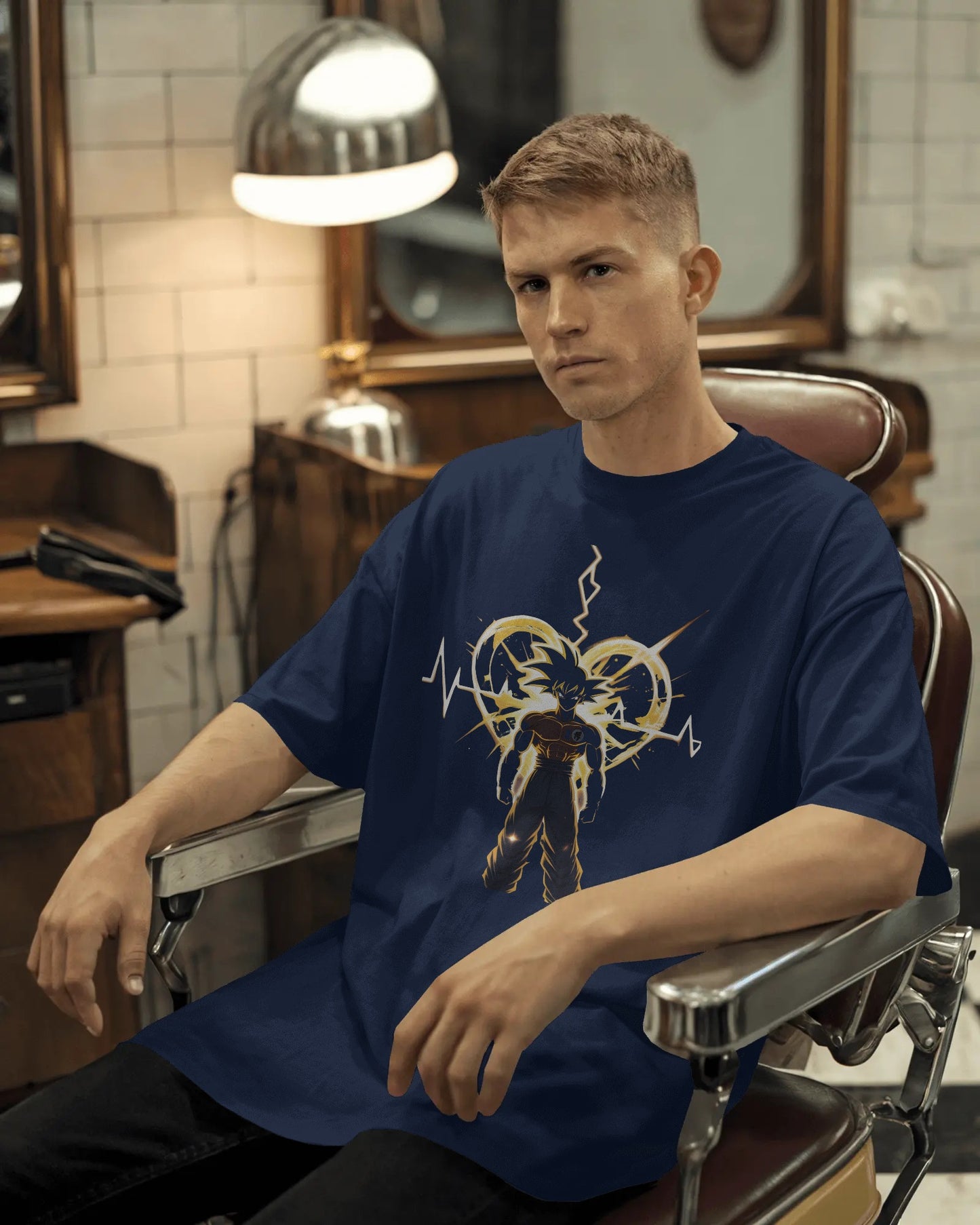 Earth & Thread | Unleashed Power 100% Cotton Oversized Tee - Premium French Terry & Bold Design