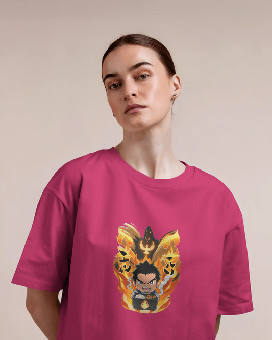 Premium Cotton T-Shirt – Inferno Fighter Edition
