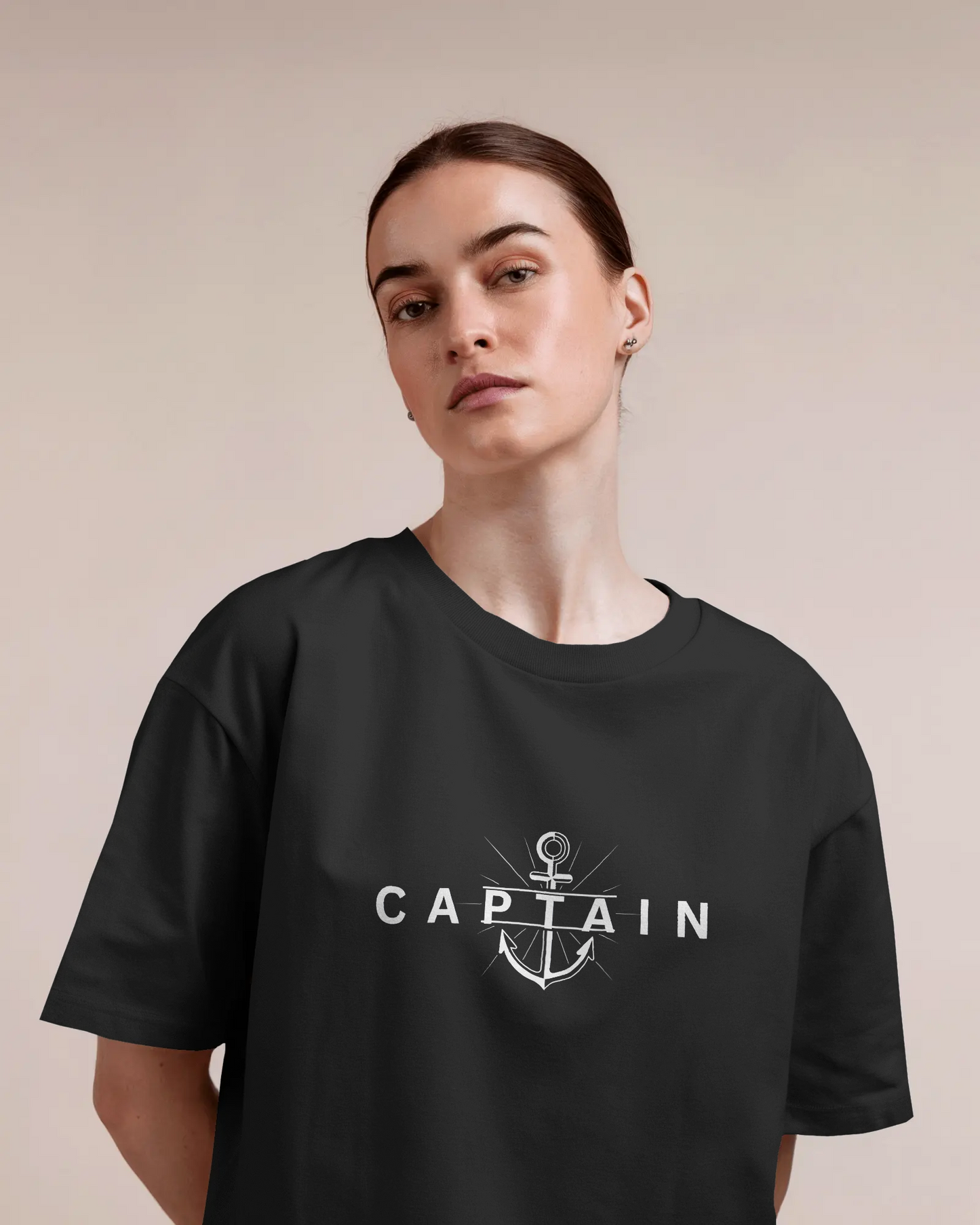 Earth & Thread | Captain 100% Cotton Regular Fit T-Shirt - Premium 180 GSM Nautical Leadership Graphic Tee