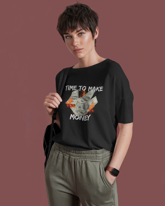 Hustle in Ultra-Smooth Comfort – Time to Make Money Tee