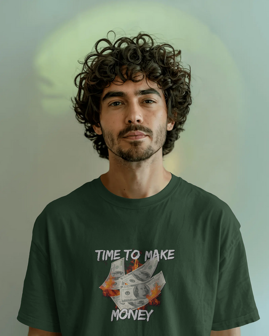 Hustle in Ultra-Smooth Comfort – Time to Make Money Tee