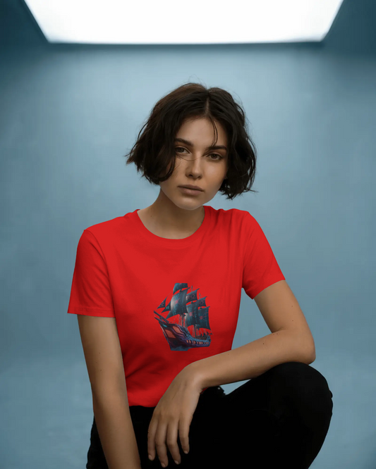 Premium Cotton T-Shirt – Ocean Voyager Edition