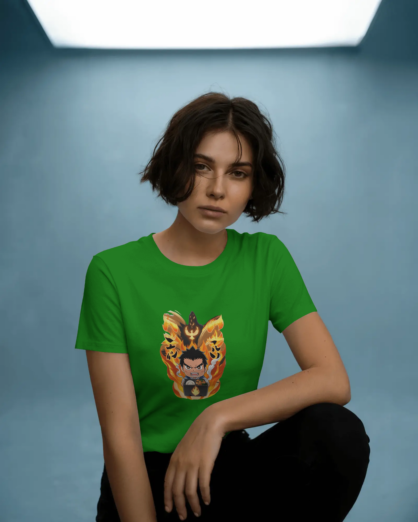 Premium Cotton T-Shirt – Inferno Fighter Edition