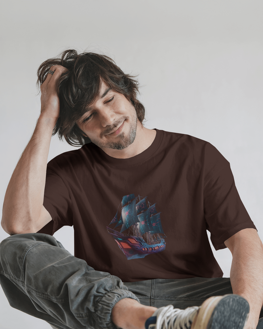 Premium Cotton T-Shirt – Ocean Voyager Edition