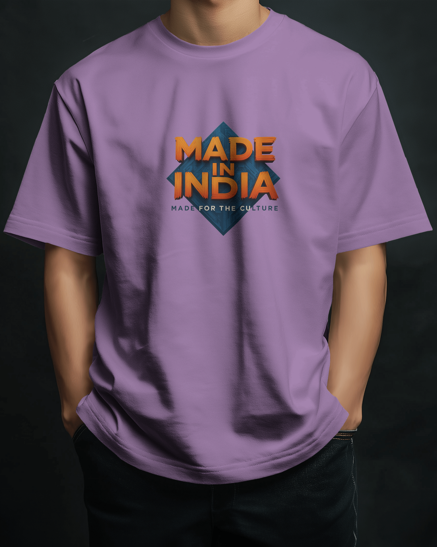 Earth & Thread | MADE IN INDIA 100% Cotton Regular Fit T-Shirt - Premium 180 GSM Patriotic Cultural Tee