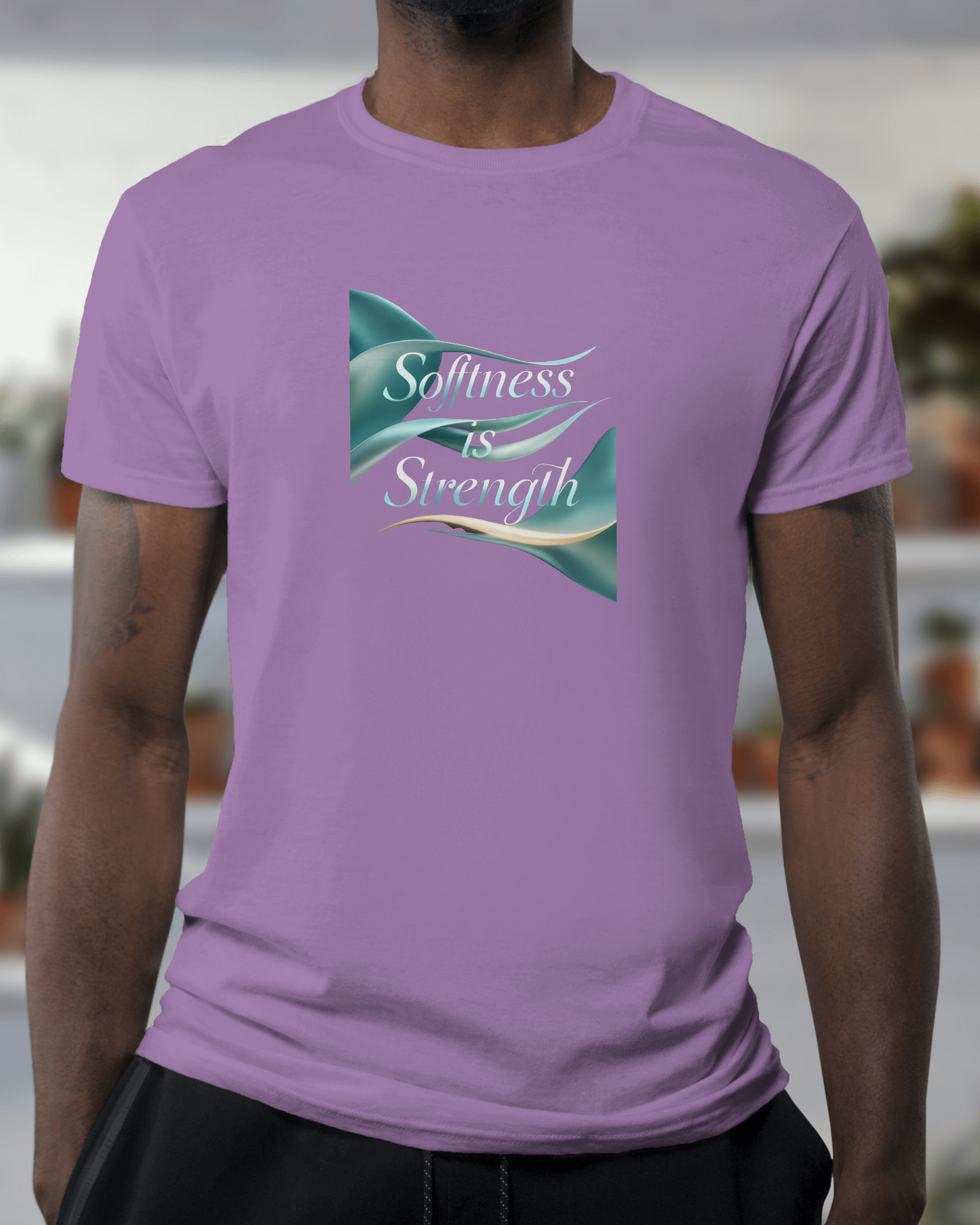 Earth & Thread | Softness Is Strength 100% Cotton Regular Fit T-Shirt - Premium 180 GSM Empowering Tee