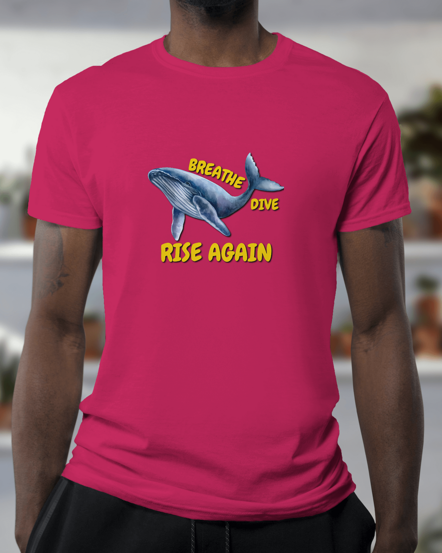 Dive into Ultimate Comfort – Ultra-Smooth Whale Tee