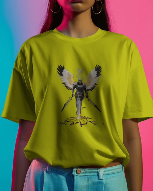 Premium Cotton T-Shirt – Guardian Warrior Edition