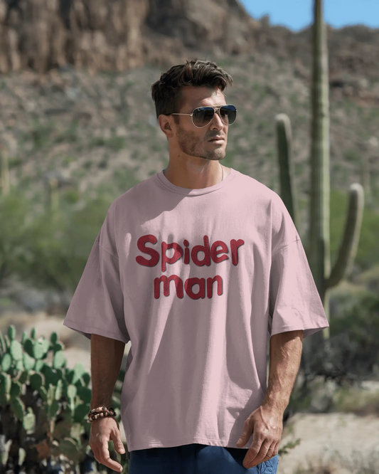 Swing into Oversized Comfort – Web Slinger Tee