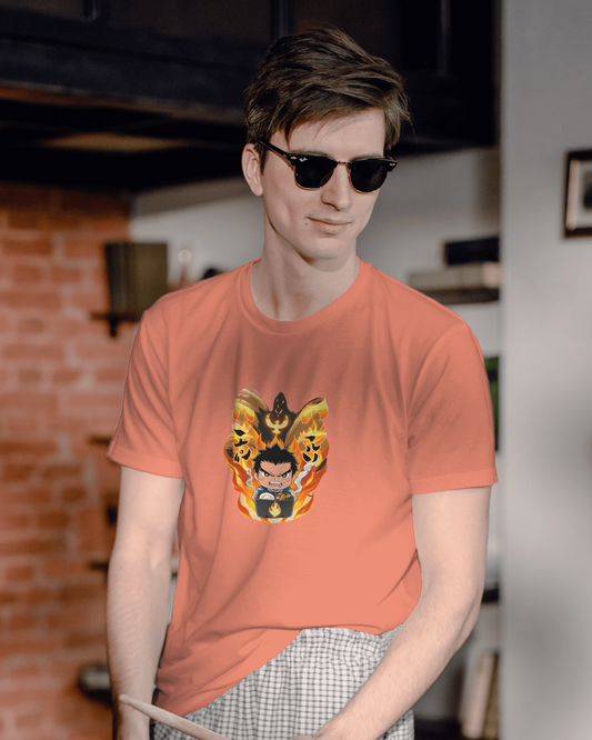 Premium Cotton T-Shirt – Inferno Fighter Edition