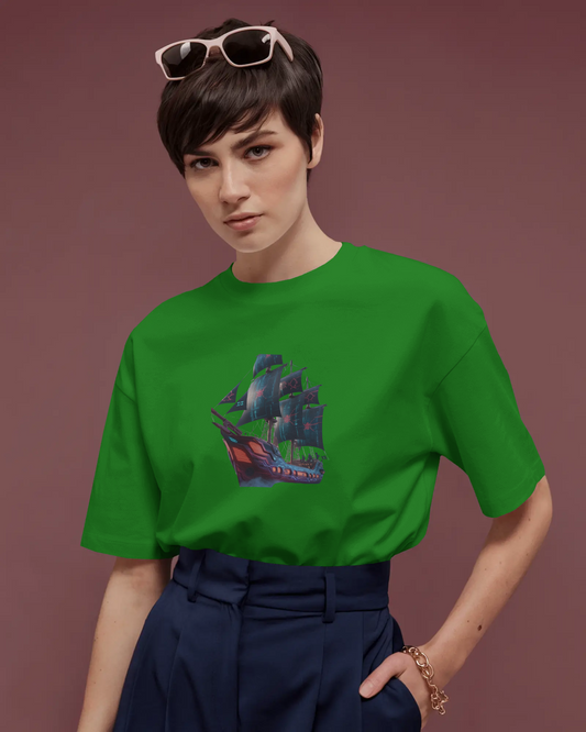 Premium Cotton T-Shirt – Ocean Voyager Edition
