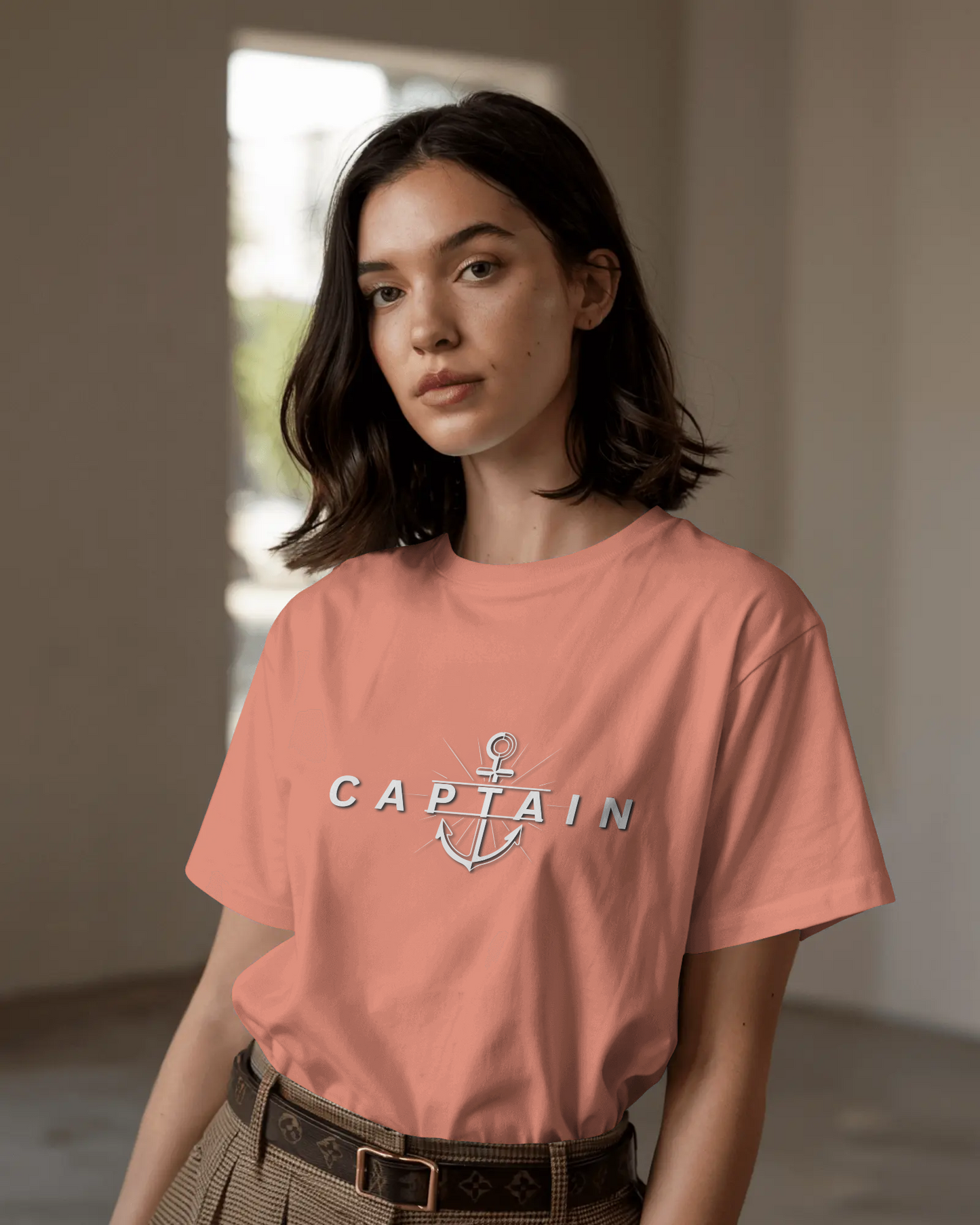 Earth & Thread | Captain 100% Cotton Regular Fit T-Shirt - Premium 180 GSM Nautical Leadership Graphic Tee