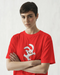 Earth & Thread | Hop High! 100% Cotton Regular Fit T-Shirt - Premium 180 GSM Energetic Rabbit Graphic Tee