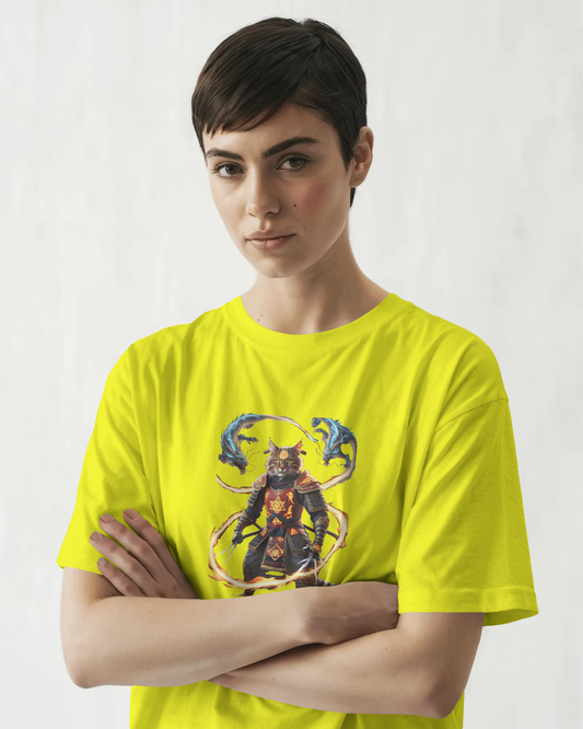 Premium Cotton T-Shirt – Flames of Valor Edition