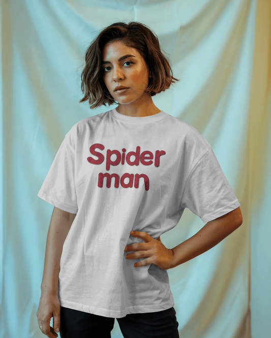 Swing into Oversized Comfort – Web Slinger Tee