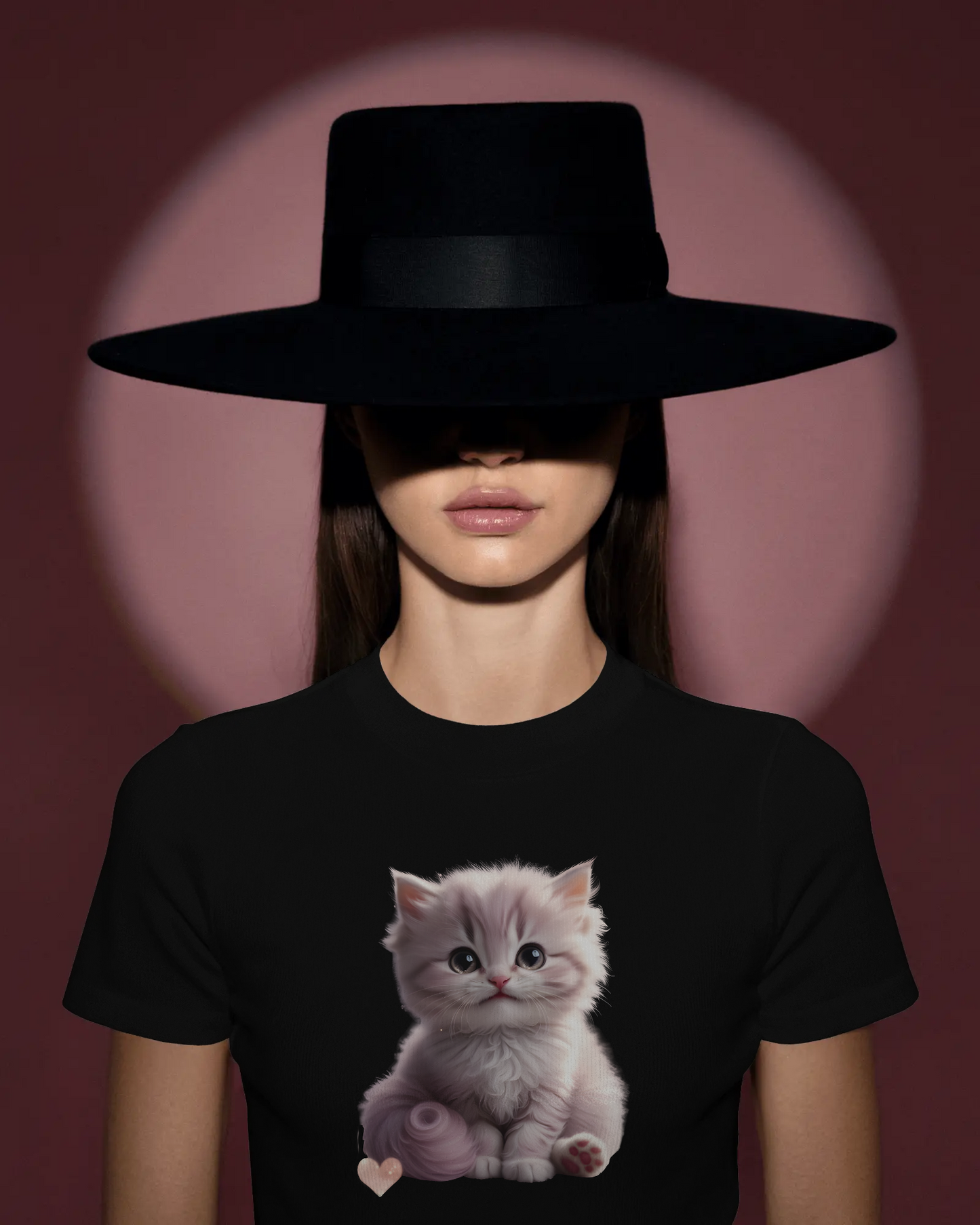 Earth & Thread | Cute Kitten 100% Cotton Regular Fit T-Shirt - Premium 180 GSM Adorable Pet Graphic
