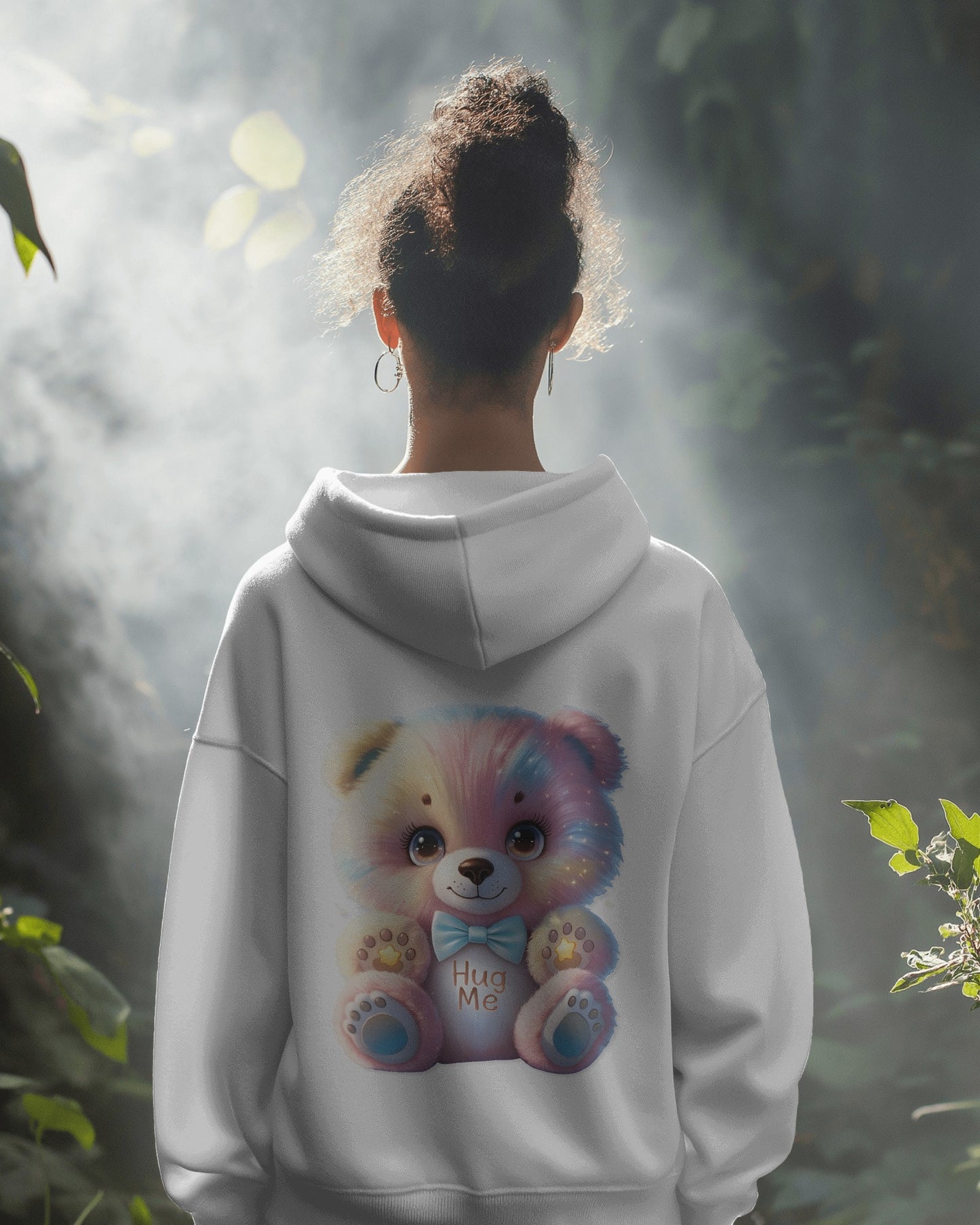 Oversized Hoodie – Hug Me Teddy Bear Edition