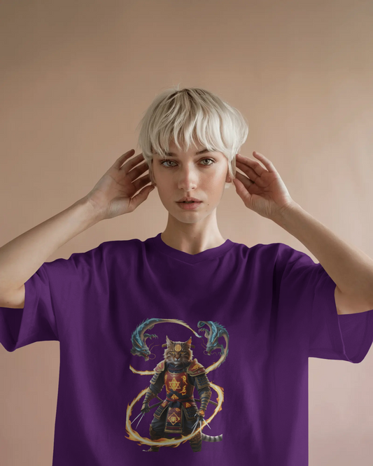 Premium Cotton T-Shirt – Flames of Valor Edition