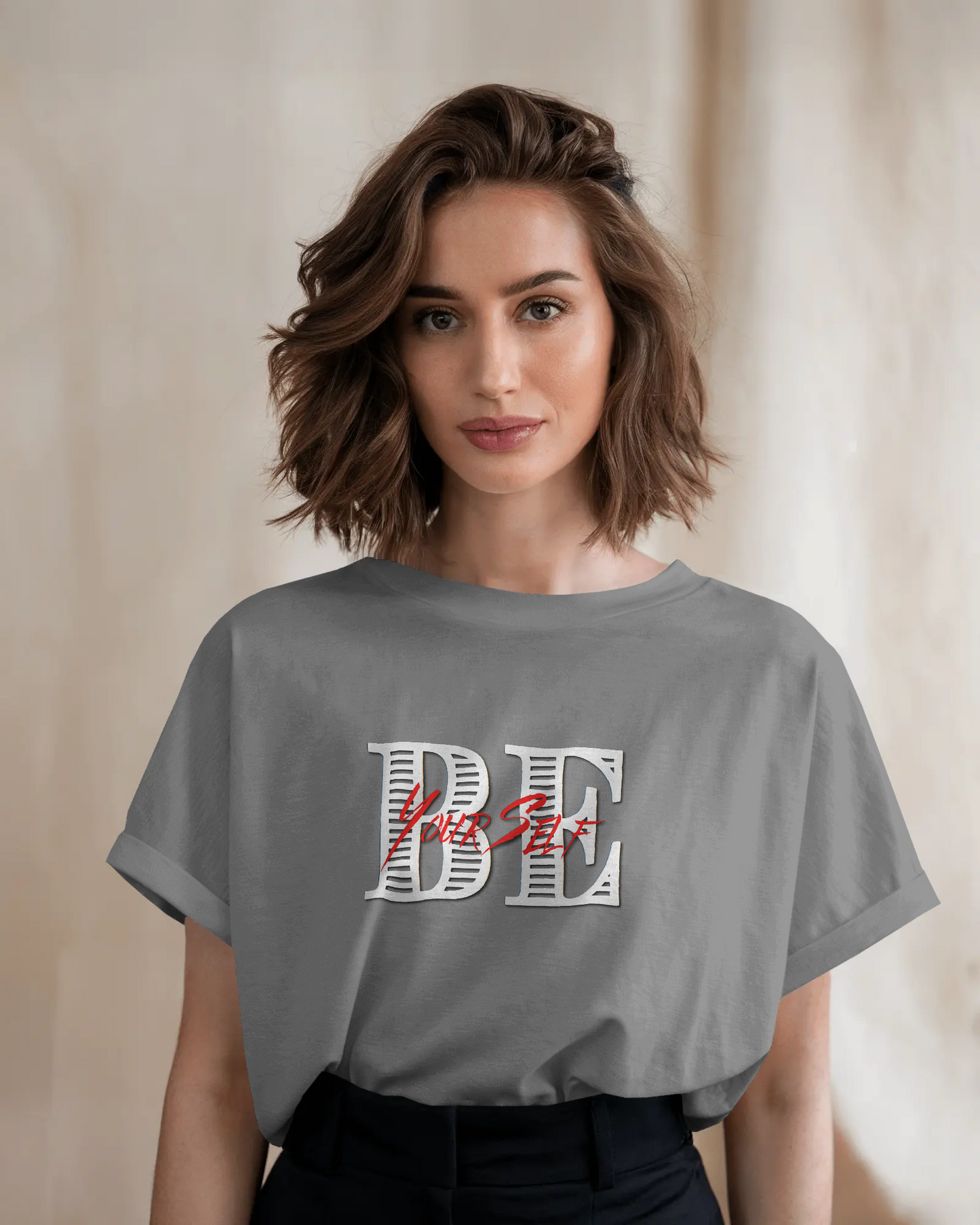 Earth & Thread | BE BOLD 100% Cotton Regular Fit T-Shirt - Premium 180 GSM Motivational Graphic Tee