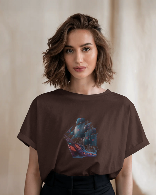 Premium Cotton T-Shirt – Ocean Voyager Edition