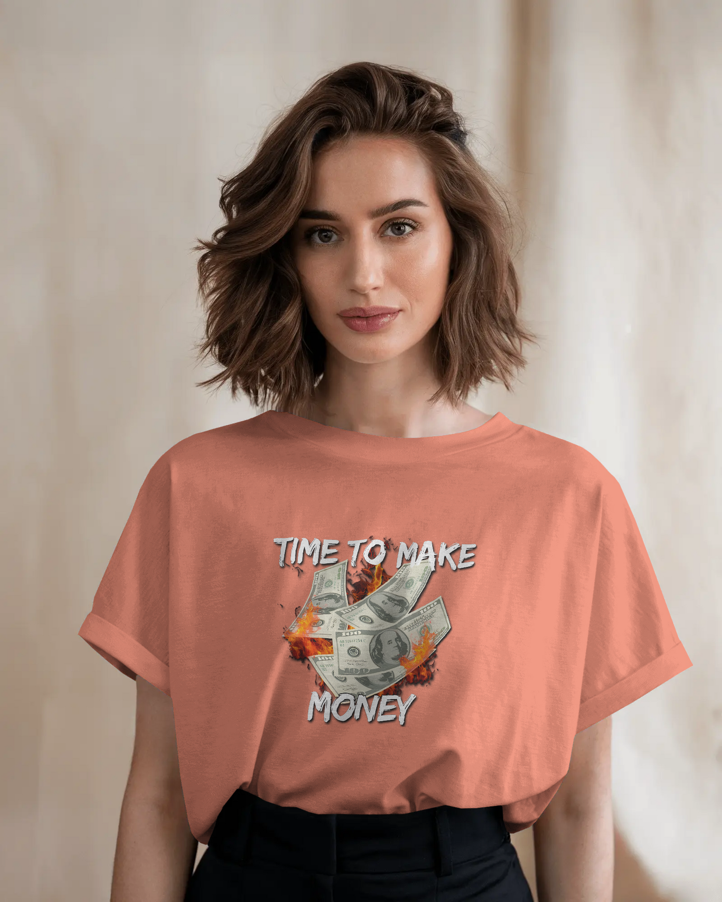 Hustle in Ultra-Smooth Comfort – Time to Make Money Tee