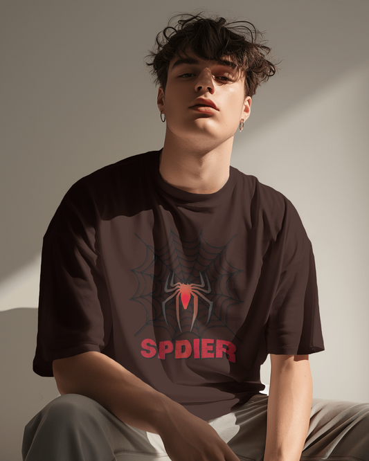 Spin Webs in Oversized Comfort – Bold Spider Tee