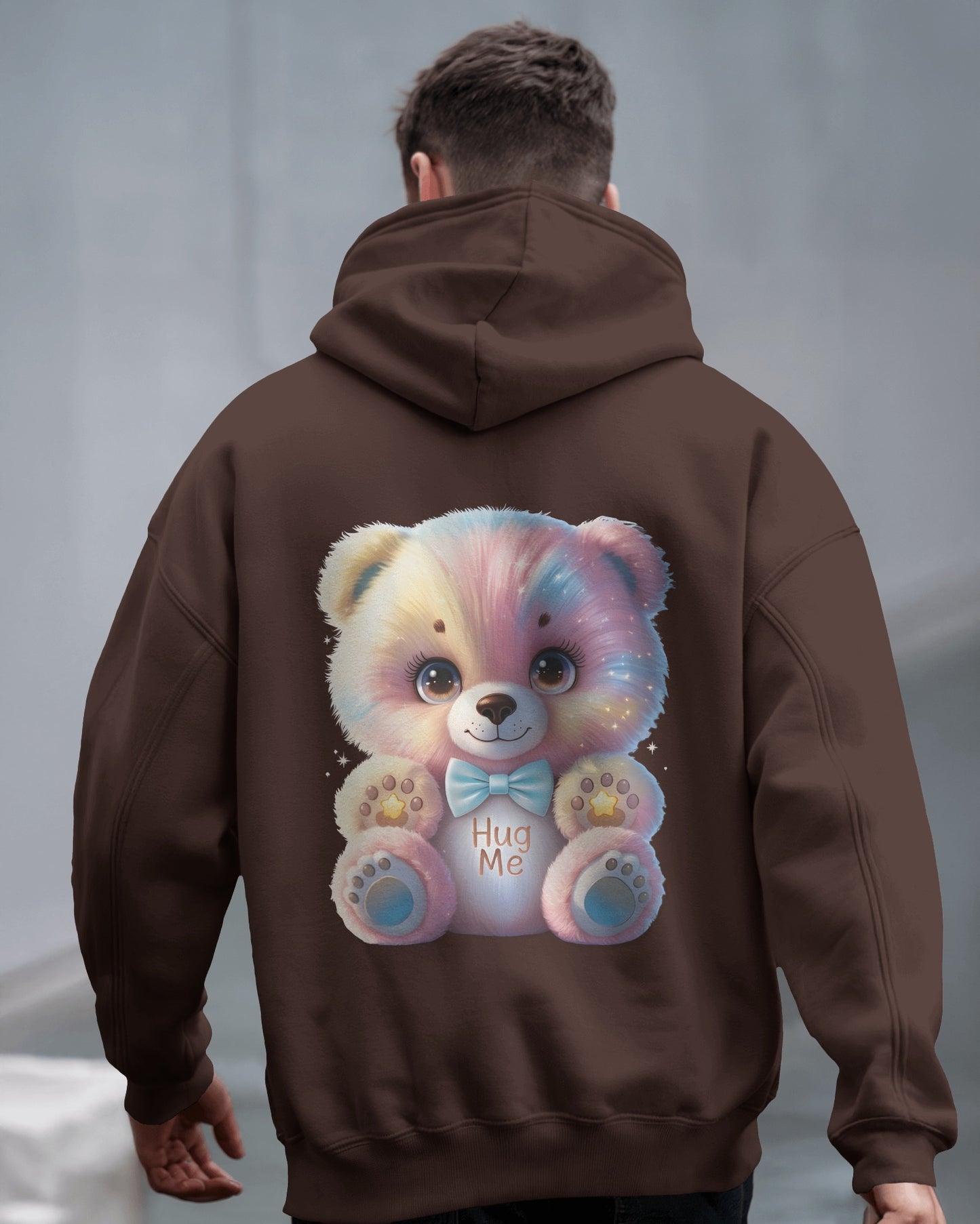 Oversized Hoodie – Hug Me Teddy Bear Edition