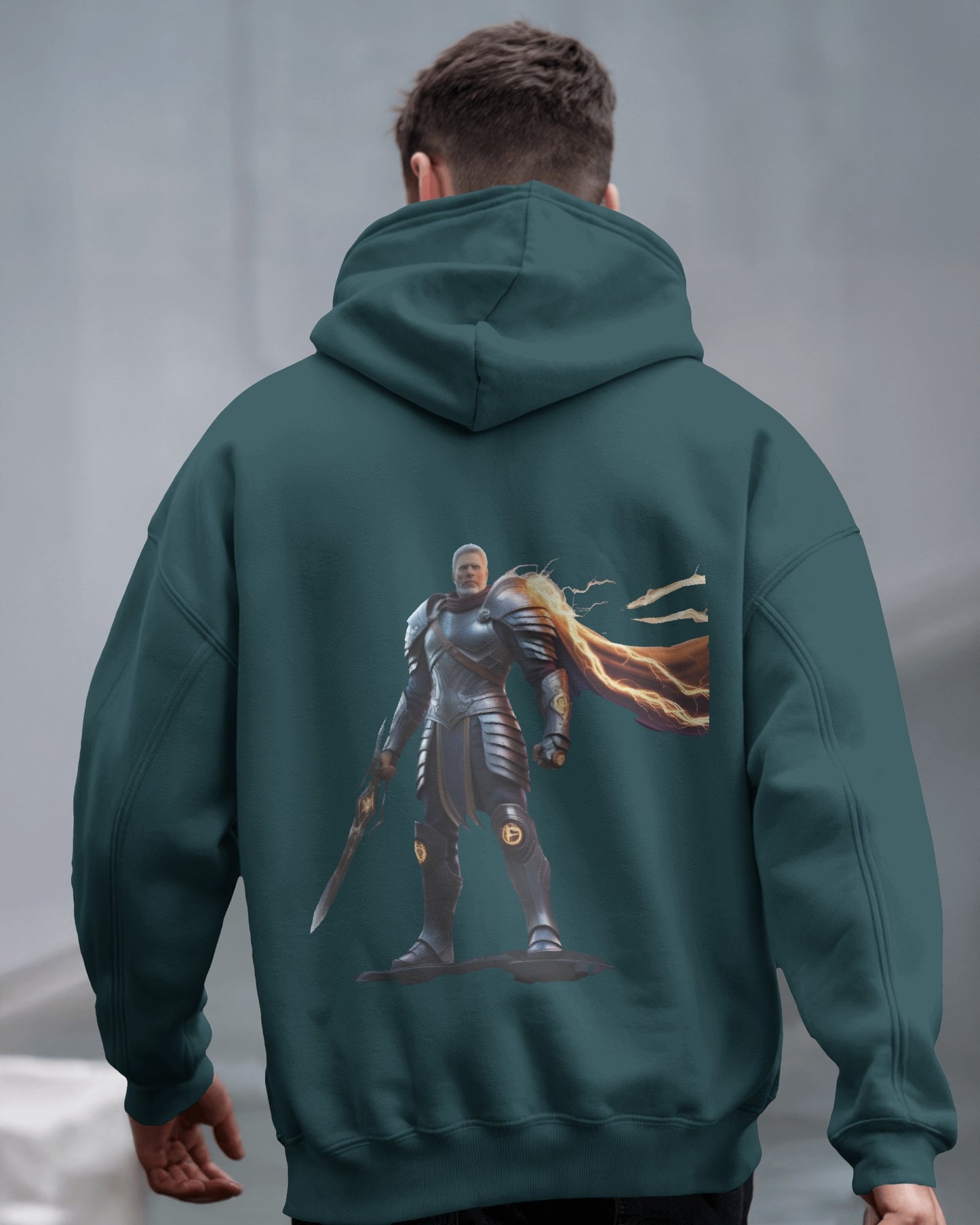 Oversized Hoodie – Warrior’s Shield Edition