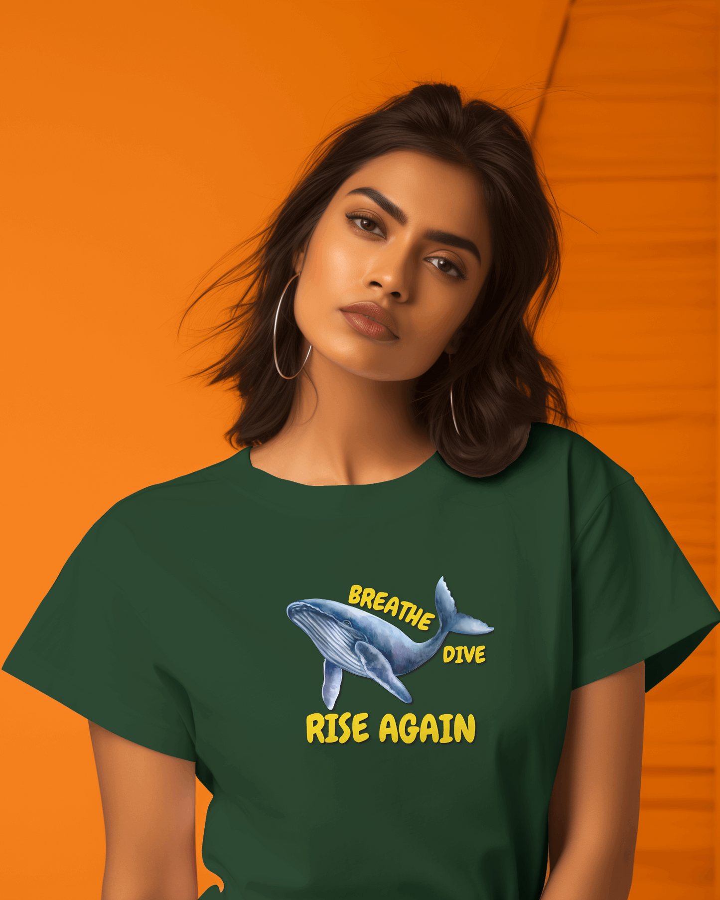 Dive into Ultimate Comfort – Ultra-Smooth Whale Tee