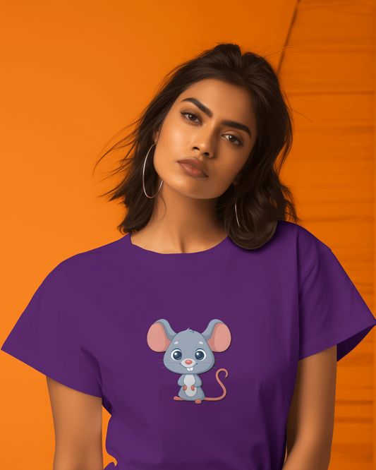 Style & Ultra-Smooth Comfort – Cute Mouse Tee