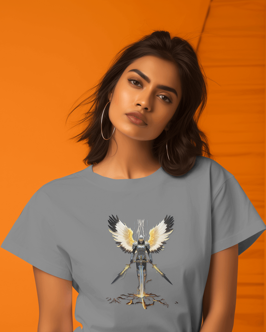 Premium Cotton T-Shirt – Guardian Warrior Edition