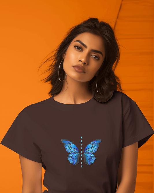 Grace in Motion – Ultra-Smooth Butterfly Tee