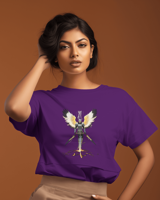 Premium Cotton T-Shirt – Guardian Warrior Edition