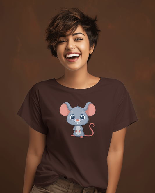 Style & Ultra-Smooth Comfort – Cute Mouse Tee