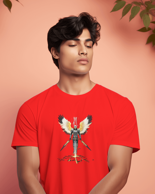 Premium Cotton T-Shirt – Guardian Warrior Edition