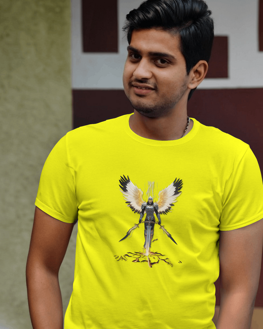 Premium Cotton T-Shirt – Guardian Warrior Edition