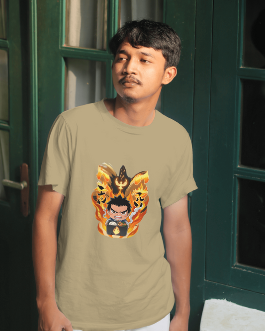Premium Cotton T-Shirt – Inferno Fighter Edition