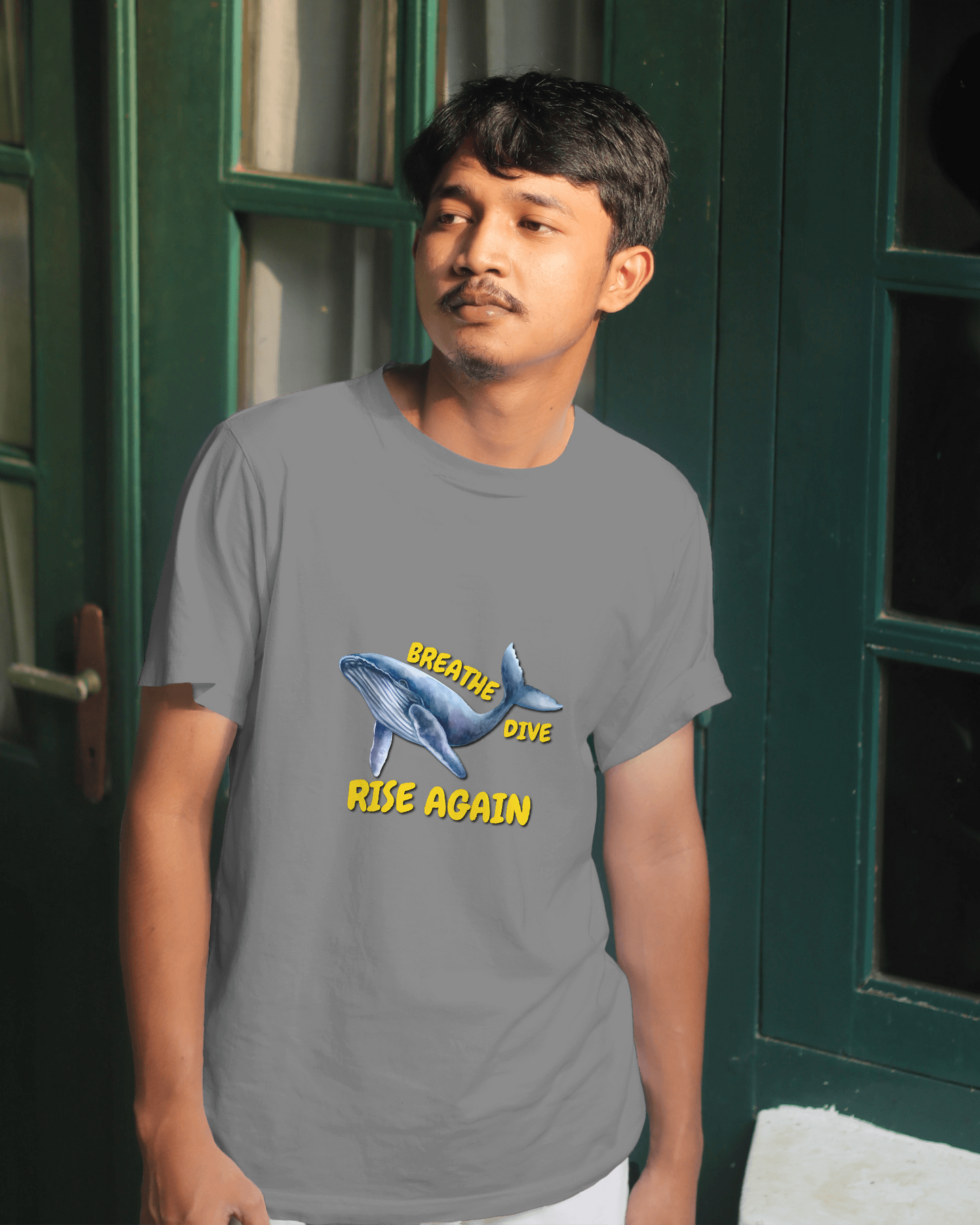 Dive into Ultimate Comfort – Ultra-Smooth Whale Tee