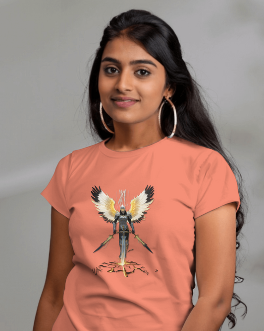 Premium Cotton T-Shirt – Guardian Warrior Edition