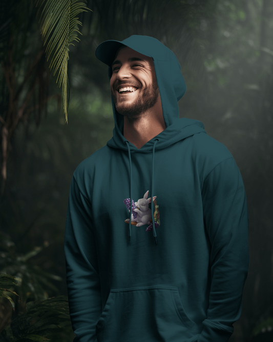 🎩 Oversized Hoodie – Midnight Gentleman Edition