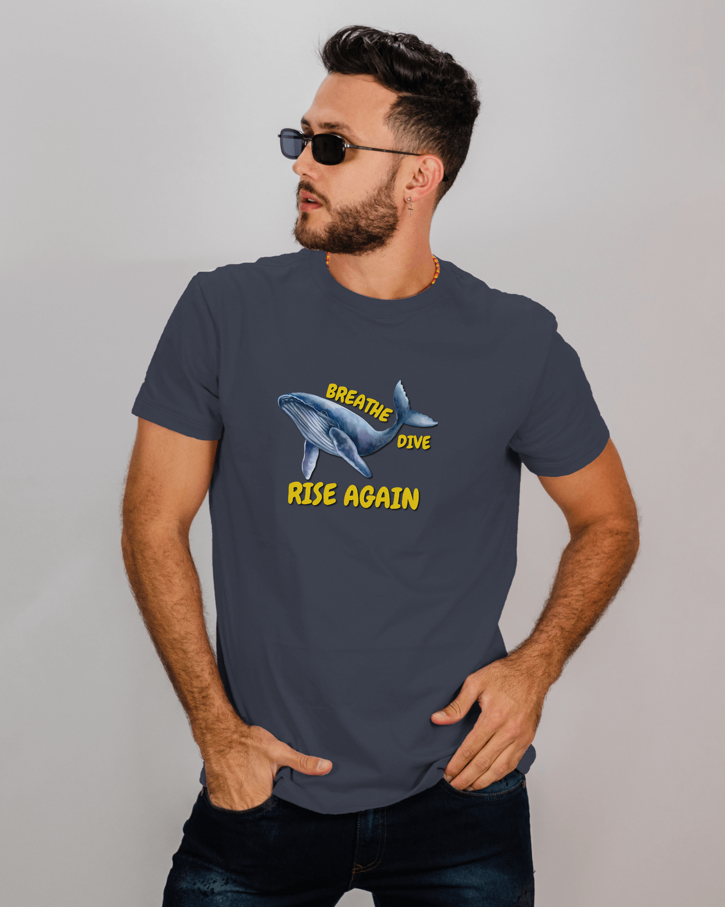 Dive into Ultimate Comfort – Ultra-Smooth Whale Tee