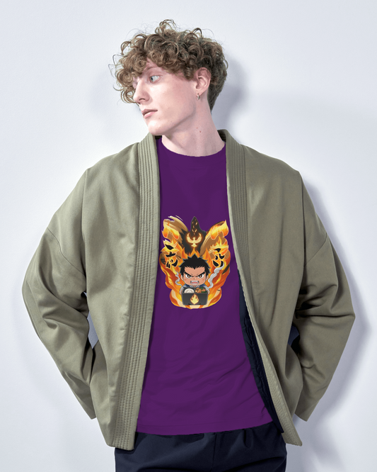 Premium Cotton T-Shirt – Inferno Fighter Edition